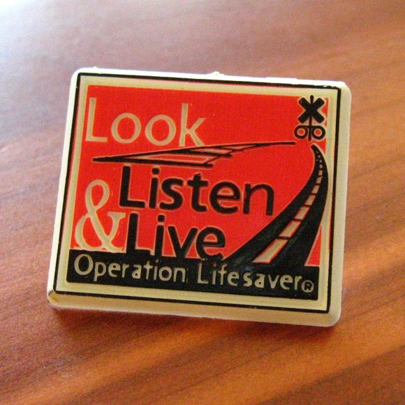 Operation Lifesaver Other - Operation Lifesaver Vintage Lapel Pin